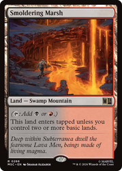 Smoldering Marsh
Marvel Super Heroes Commander
Single
Magic: The Gathering