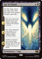 Age of Ultron
Marvel Super Heroes Commander
Single
Magic: The Gathering