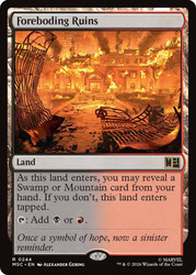 Foreboding Ruins
Marvel Super Heroes Commander
Single
Magic: The Gathering