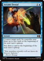 Arcane Denial
Marvel Super Heroes Commander
Single
Magic: The Gathering