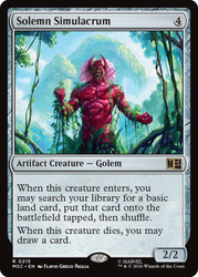 Solemn Simulacrum
Marvel Super Heroes Commander
Single
Magic: The Gathering