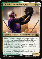 T'Chaka, Venerable King
Marvel Super Heroes Commander
Single
Magic: The Gathering