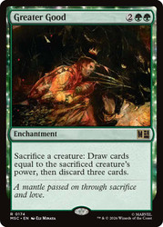 Greater Good
Marvel Super Heroes Commander
Single
Magic: The Gathering