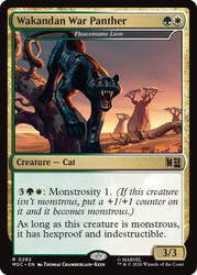 Fleecemane Lion
Marvel Super Heroes Commander
Single
Magic: The Gathering