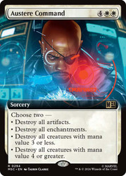 Austere Command
Marvel Super Heroes Commander
Single
Magic: The Gathering