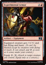 Experimental Armor
Marvel Super Heroes Commander
Single
Magic: The Gathering