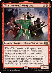The Immortal Weapons
Marvel Super Heroes Commander
Single
Magic: The Gathering
