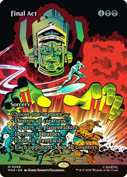 Final Act
Marvel Universe
Single
Magic: The Gathering