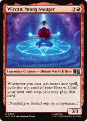 Wiccan, Young Avenger
Marvel Super Heroes Commander
Single
Magic: The Gathering