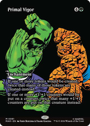 Primal Vigor
Marvel Universe
Single
Magic: The Gathering