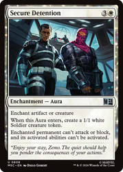 Secure Detention
Marvel Super Heroes Commander
Single
Magic: The Gathering