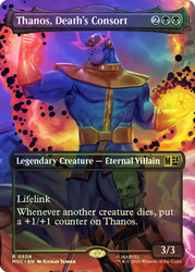 Thanos, Death's Consort
Marvel Super Heroes Commander
Single
Magic: The Gathering
