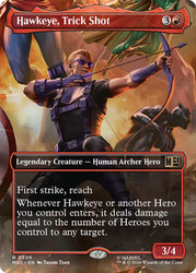 Hawkeye, Trick Shot
Marvel Super Heroes Commander
Single
Magic: The Gathering