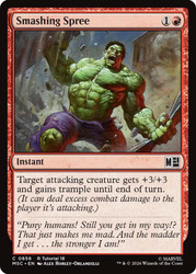 Smashing Spree
Marvel Super Heroes Commander
Single
Magic: The Gathering