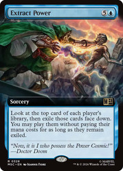 Extract Power
Marvel Super Heroes Commander
Single
Magic: The Gathering
