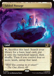 Fabled Passage
Marvel Super Heroes Commander
Single
Magic: The Gathering