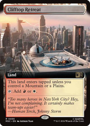 Clifftop Retreat
Marvel Super Heroes Commander
Single
Magic: The Gathering