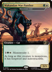 Fleecemane Lion (Wakandan War Panther)
Marvel Super Heroes Commander
Single
Magic: The Gathering