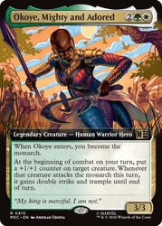 Okoye, Mighty and Adored
Marvel Super Heroes Commander
Single
Magic: The Gathering