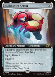 Hulkbuster Armor
Marvel Super Heroes Commander
Single
Magic: The Gathering