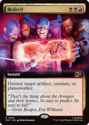 Bedevil
Marvel Super Heroes Commander
Single
Magic: The Gathering