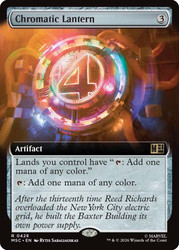Chromatic Lantern
Marvel Super Heroes Commander
Single
Magic: The Gathering