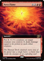 Nova Flame
Marvel Super Heroes Commander
Single
Magic: The Gathering