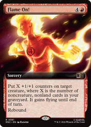 Flame On!
Marvel Super Heroes Commander
Single
Magic: The Gathering