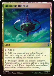 Villainous Hideout
Marvel Super Heroes
Single
Magic: The Gathering