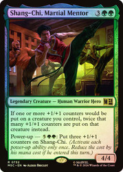 Shang-Chi, Martial Mentor
Marvel Super Heroes Commander
Single
Magic: The Gathering