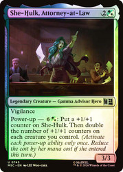 She-Hulk, Attorney-at-Law
Marvel Super Heroes Commander
Single
Magic: The Gathering