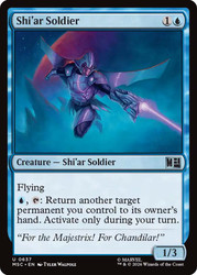 Shi'ar Soldier
Marvel Super Heroes Commander
Single
Magic: The Gathering