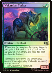 Wakandan Tusker
Marvel Super Heroes Commander
Single
Magic: The Gathering