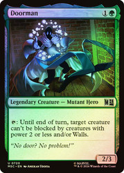 Doorman
Marvel Super Heroes Commander
Single
Magic: The Gathering