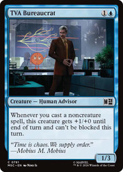 TVA Bureaucrat
Marvel Super Heroes Commander
Single
Magic: The Gathering