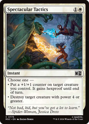 Spectacular Tactics
Marvel Super Heroes Commander
Single
Magic: The Gathering