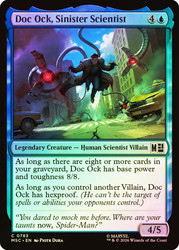 Doc Ock, Sinister Scientist
Marvel Super Heroes Commander
Single
Magic: The Gathering