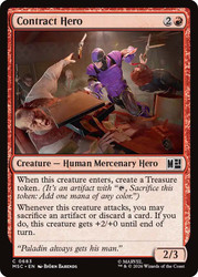 Contract Hero
Marvel Super Heroes Commander
Single
Magic: The Gathering