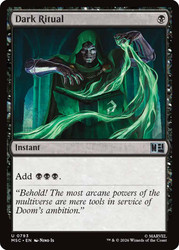 Dark Ritual
Marvel Super Heroes Commander
Single
Magic: The Gathering