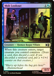 Mob Lookout
Marvel Super Heroes Commander
Single
Magic: The Gathering