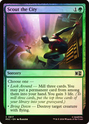 Scout the City
Marvel Super Heroes Commander
Single
Magic: The Gathering