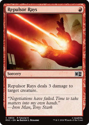 Repulsor Rays
Marvel Super Heroes Commander
Single
Magic: The Gathering