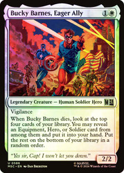 Bucky Barnes, Eager Ally
Marvel Super Heroes Commander
Single
Magic: The Gathering