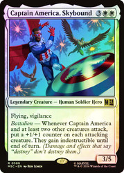 Captain America, Skybound
Marvel Super Heroes Commander
Single
Magic: The Gathering