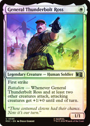 General Thunderbolt Ross
Marvel Super Heroes Commander
Single
Magic: The Gathering