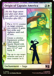 Origin of Captain America
Marvel Super Heroes Commander
Single
Magic: The Gathering