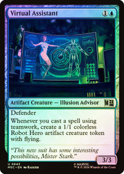 Virtual Assistant
Marvel Super Heroes Commander
Single
Magic: The Gathering