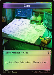 {Clue Token} // {Soldier Token} (#004)
Marvel Super Heroes
Single
Magic: The Gathering