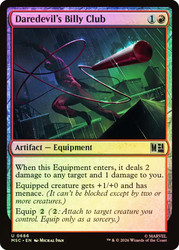 Daredevil's Billy Club
Marvel Super Heroes Commander
Single
Magic: The Gathering