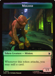 {Moloid Token} // {Wall Token}
Marvel Super Heroes
Single
Magic: The Gathering
